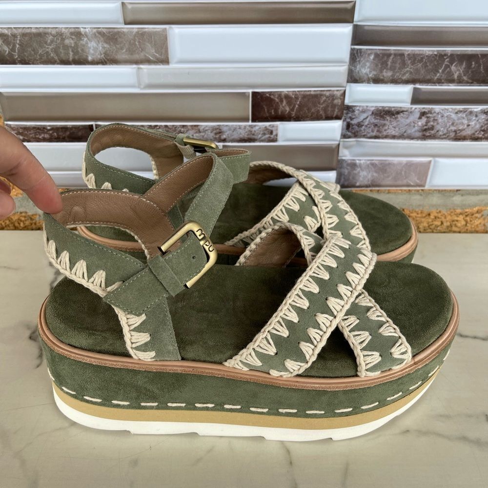 Mou PLATFORM CRISS CROSS UPPER - Platform sandals size 9 - Picture 3 of 16